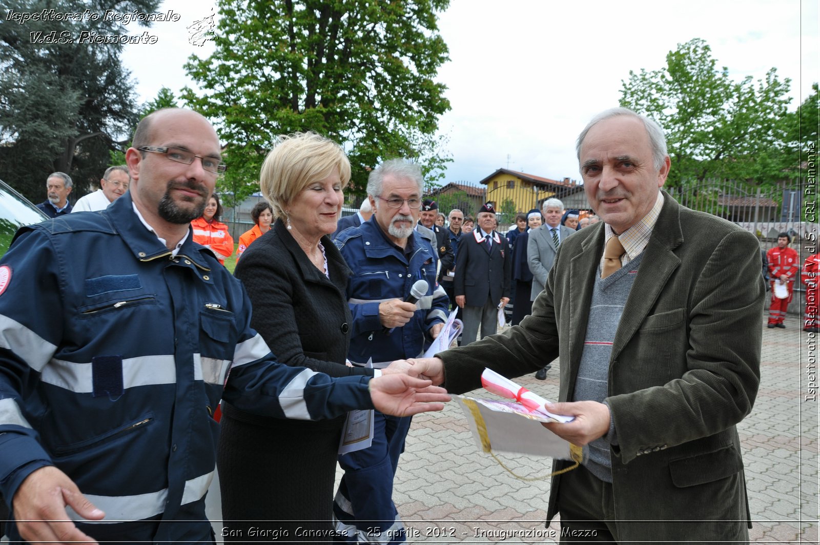 San Giorgio Canavese - 25 aprile 2012 - Inaugurazione Mezzo - Croce Rossa Italiana - Ispettorato Regionale Volontari del Soccorso Piemonte