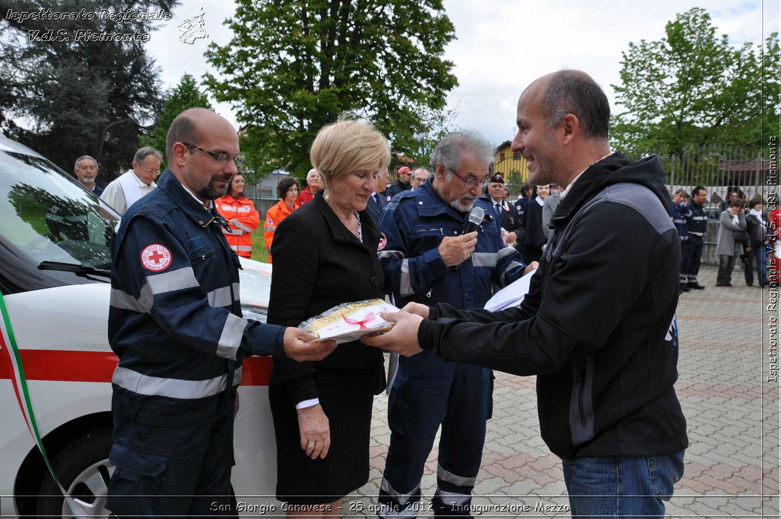 San Giorgio Canavese - 25 aprile 2012 - Inaugurazione Mezzo - Croce Rossa Italiana - Ispettorato Regionale Volontari del Soccorso Piemonte