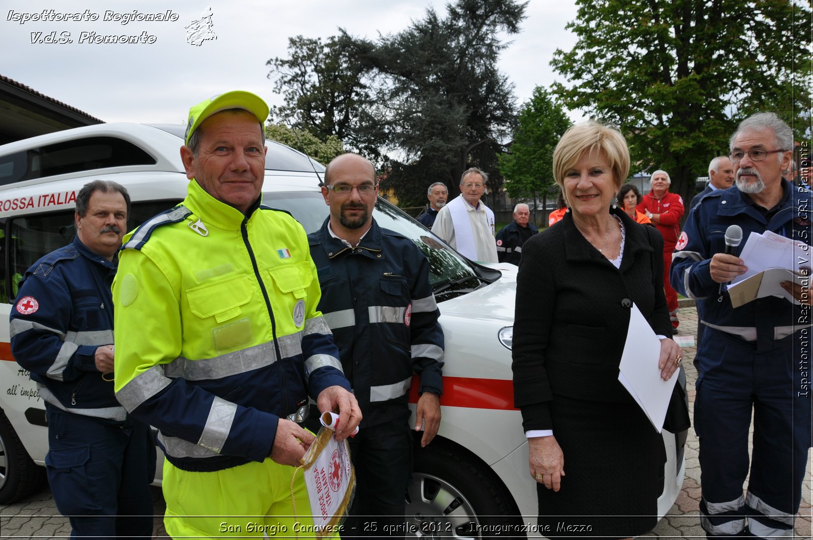 San Giorgio Canavese - 25 aprile 2012 - Inaugurazione Mezzo - Croce Rossa Italiana - Ispettorato Regionale Volontari del Soccorso Piemonte