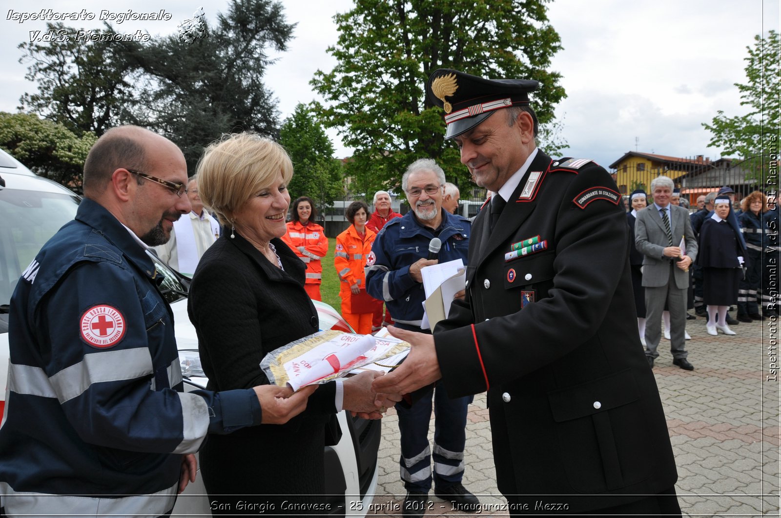 San Giorgio Canavese - 25 aprile 2012 - Inaugurazione Mezzo - Croce Rossa Italiana - Ispettorato Regionale Volontari del Soccorso Piemonte