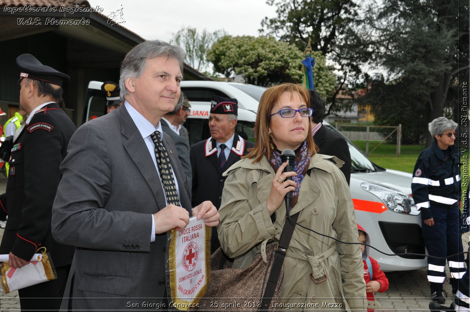 San Giorgio Canavese - 25 aprile 2012 - Inaugurazione Mezzo - Croce Rossa Italiana - Ispettorato Regionale Volontari del Soccorso Piemonte