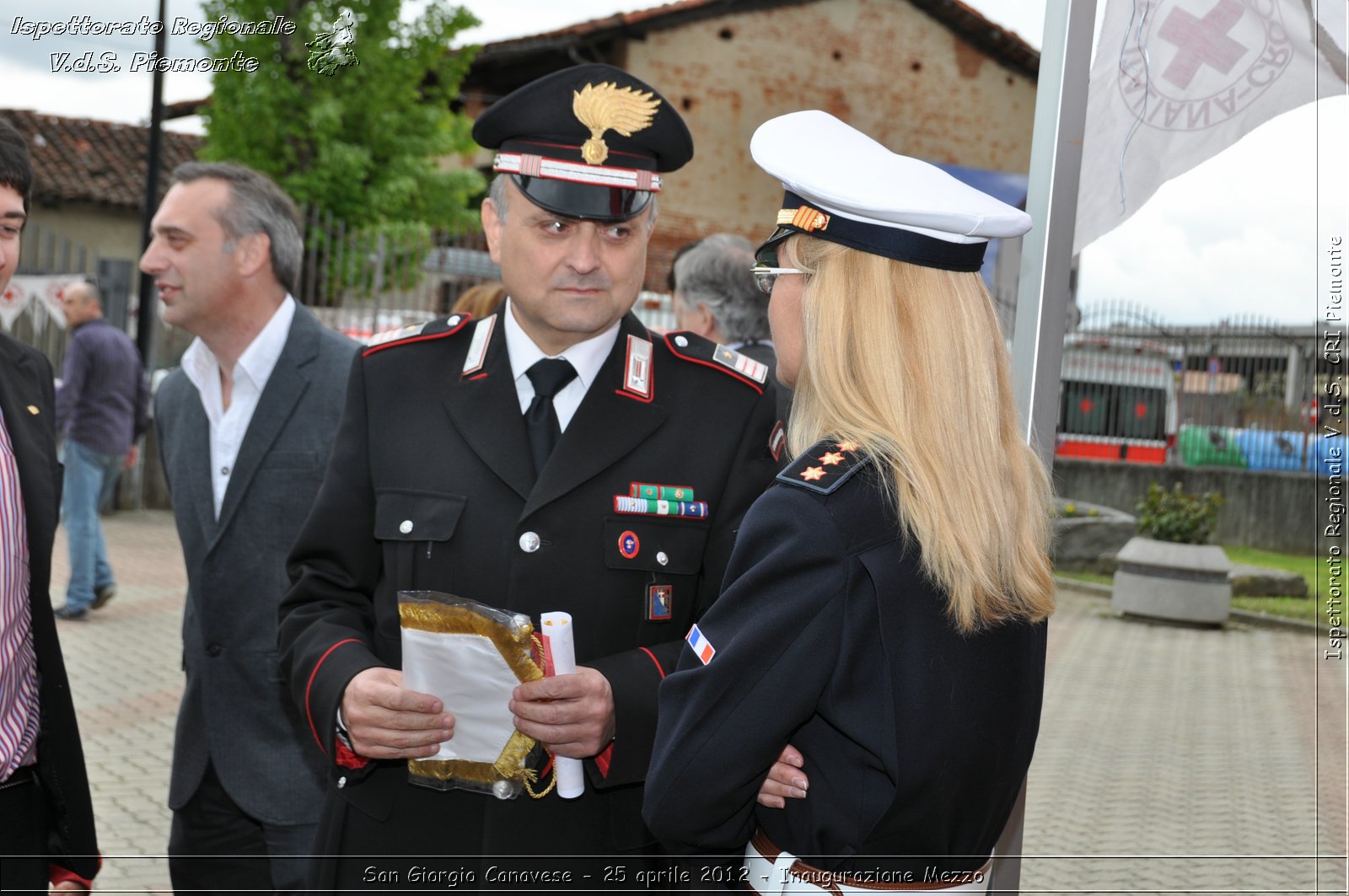 San Giorgio Canavese - 25 aprile 2012 - Inaugurazione Mezzo - Croce Rossa Italiana - Ispettorato Regionale Volontari del Soccorso Piemonte