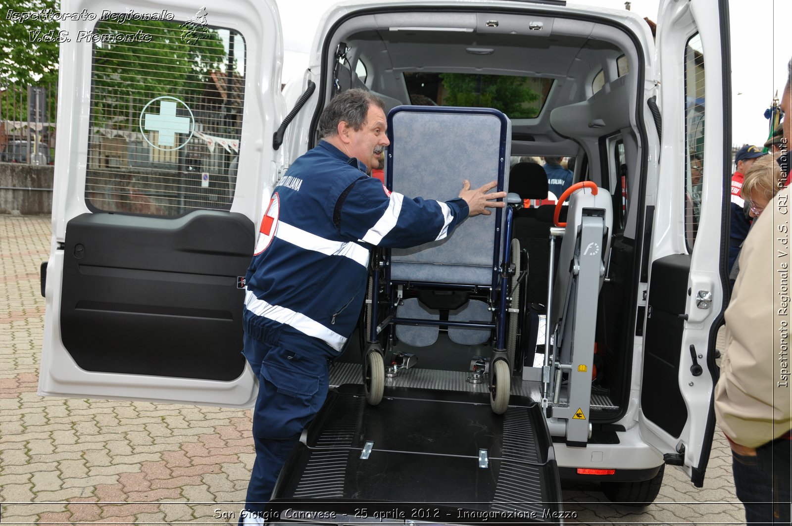 San Giorgio Canavese - 25 aprile 2012 - Inaugurazione Mezzo - Croce Rossa Italiana - Ispettorato Regionale Volontari del Soccorso Piemonte