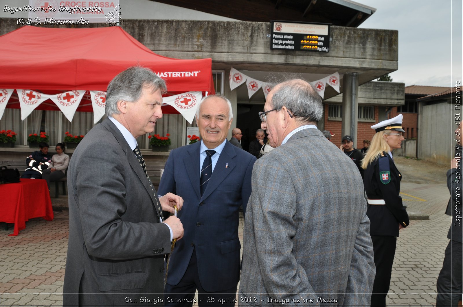 San Giorgio Canavese - 25 aprile 2012 - Inaugurazione Mezzo - Croce Rossa Italiana - Ispettorato Regionale Volontari del Soccorso Piemonte