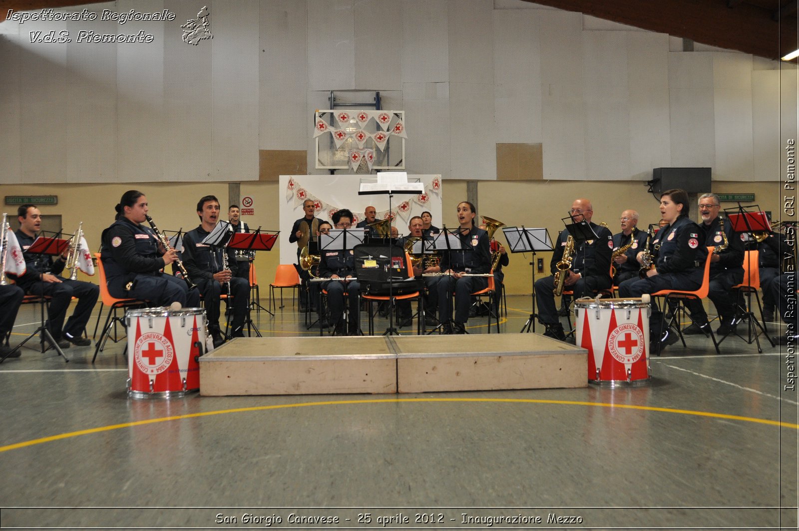 San Giorgio Canavese - 25 aprile 2012 - Inaugurazione Mezzo - Croce Rossa Italiana - Ispettorato Regionale Volontari del Soccorso Piemonte