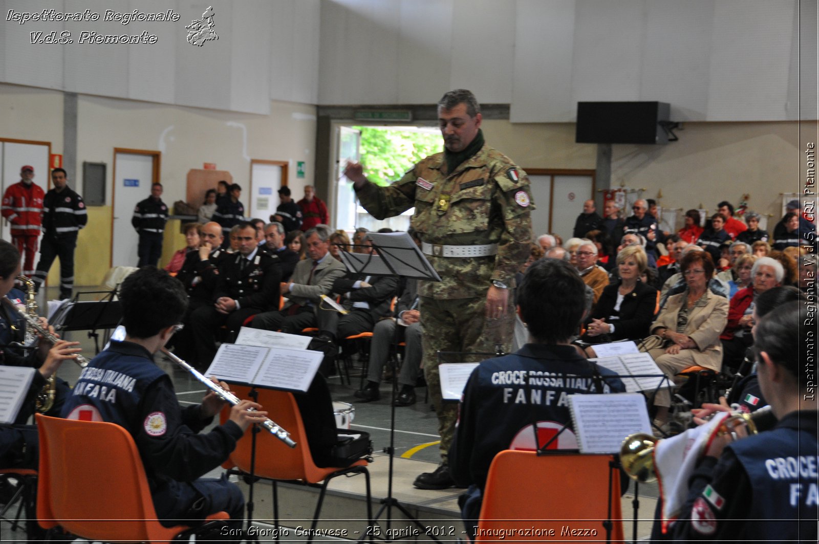 San Giorgio Canavese - 25 aprile 2012 - Inaugurazione Mezzo - Croce Rossa Italiana - Ispettorato Regionale Volontari del Soccorso Piemonte