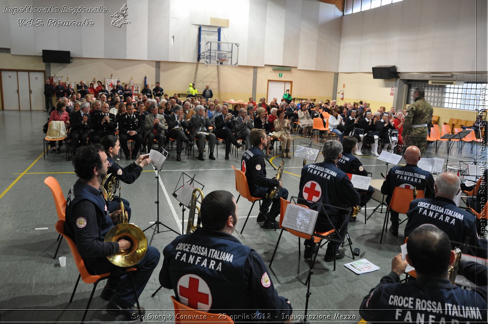 San Giorgio Canavese - 25 aprile 2012 - Inaugurazione Mezzo - Croce Rossa Italiana - Ispettorato Regionale Volontari del Soccorso Piemonte