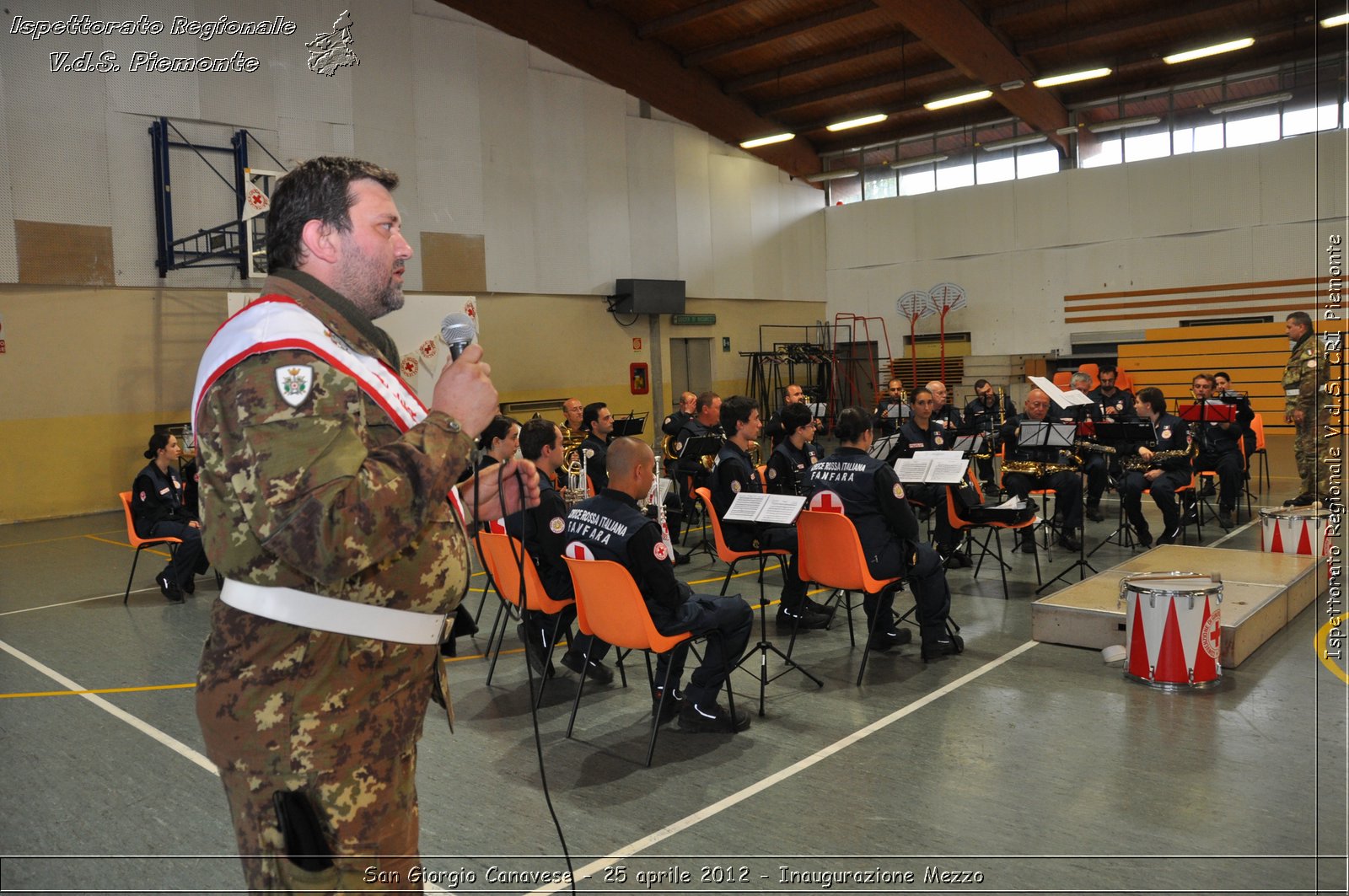 San Giorgio Canavese - 25 aprile 2012 - Inaugurazione Mezzo - Croce Rossa Italiana - Ispettorato Regionale Volontari del Soccorso Piemonte