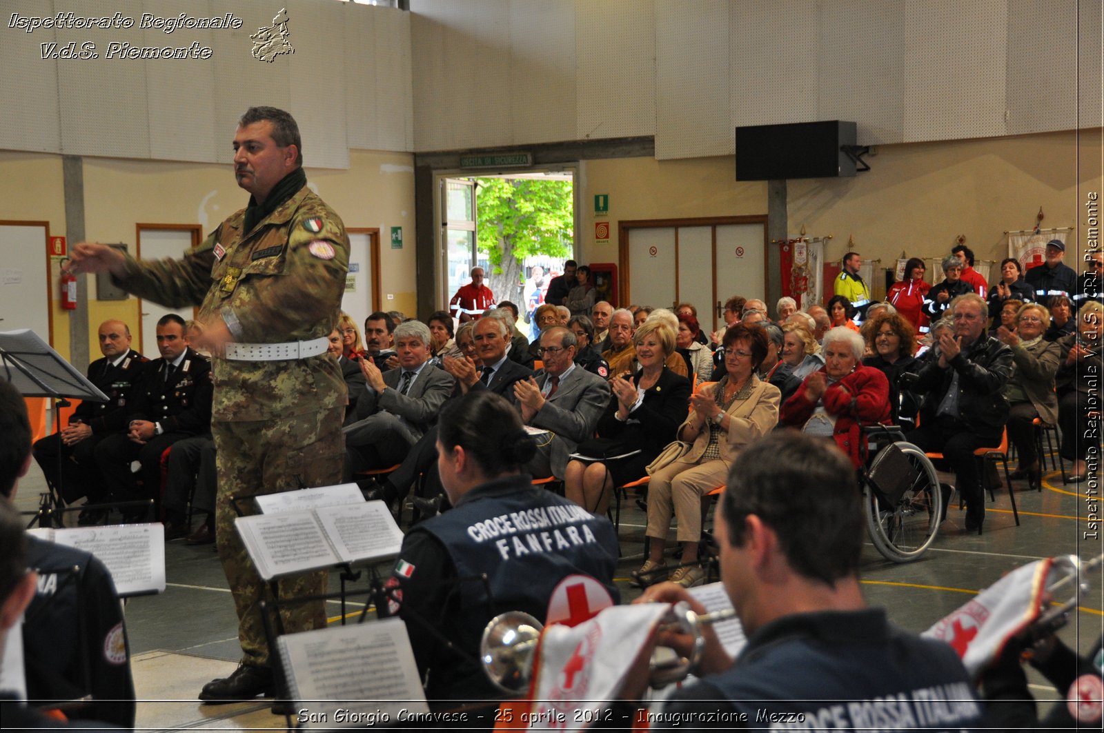 San Giorgio Canavese - 25 aprile 2012 - Inaugurazione Mezzo - Croce Rossa Italiana - Ispettorato Regionale Volontari del Soccorso Piemonte