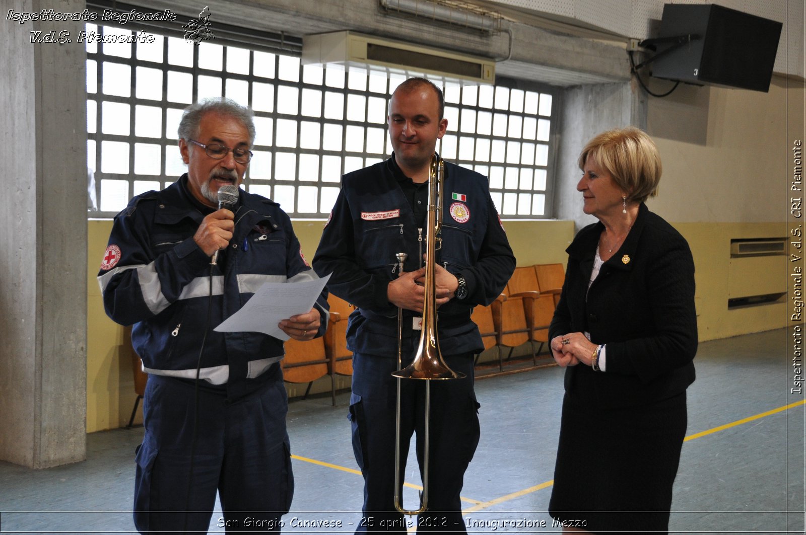 San Giorgio Canavese - 25 aprile 2012 - Inaugurazione Mezzo - Croce Rossa Italiana - Ispettorato Regionale Volontari del Soccorso Piemonte