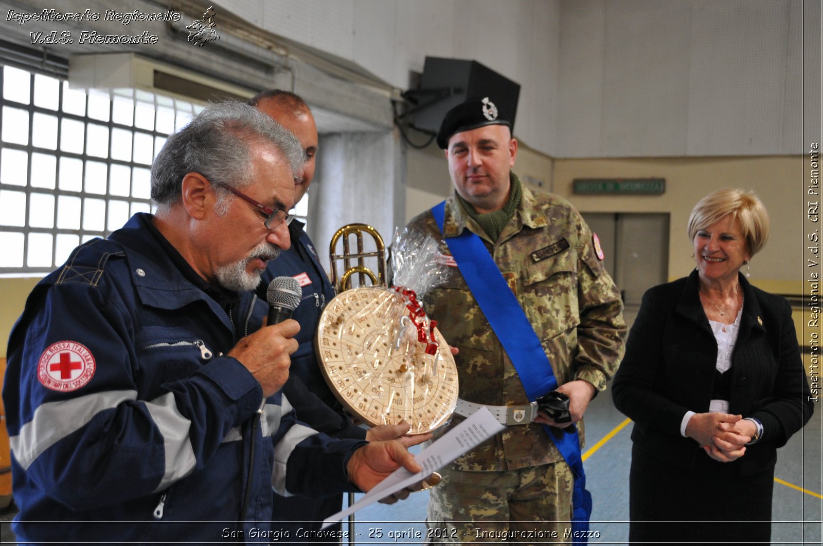 San Giorgio Canavese - 25 aprile 2012 - Inaugurazione Mezzo - Croce Rossa Italiana - Ispettorato Regionale Volontari del Soccorso Piemonte