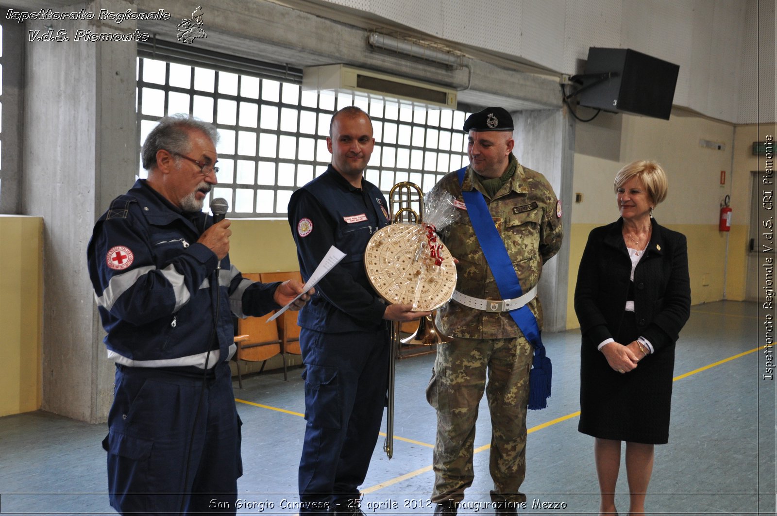 San Giorgio Canavese - 25 aprile 2012 - Inaugurazione Mezzo - Croce Rossa Italiana - Ispettorato Regionale Volontari del Soccorso Piemonte