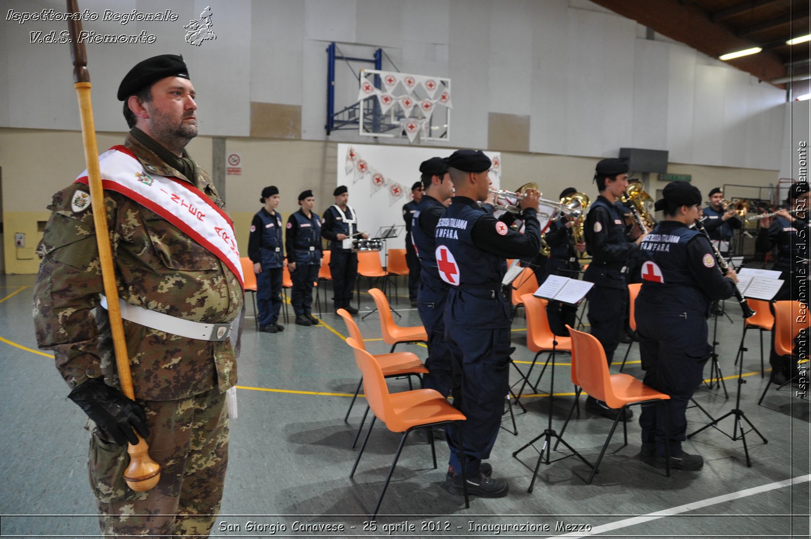 San Giorgio Canavese - 25 aprile 2012 - Inaugurazione Mezzo - Croce Rossa Italiana - Ispettorato Regionale Volontari del Soccorso Piemonte