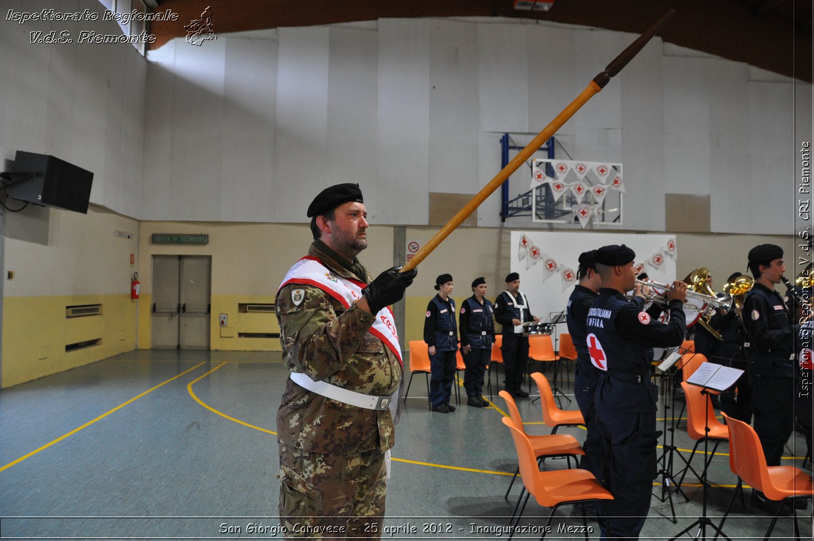 San Giorgio Canavese - 25 aprile 2012 - Inaugurazione Mezzo - Croce Rossa Italiana - Ispettorato Regionale Volontari del Soccorso Piemonte