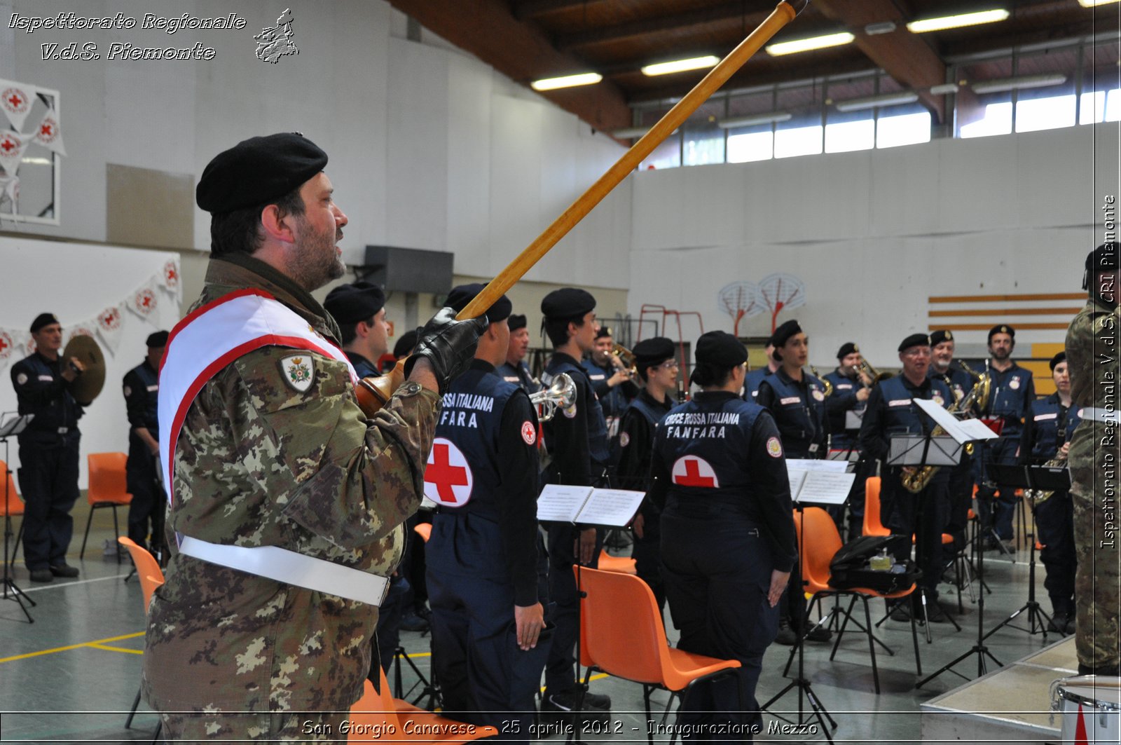 San Giorgio Canavese - 25 aprile 2012 - Inaugurazione Mezzo - Croce Rossa Italiana - Ispettorato Regionale Volontari del Soccorso Piemonte