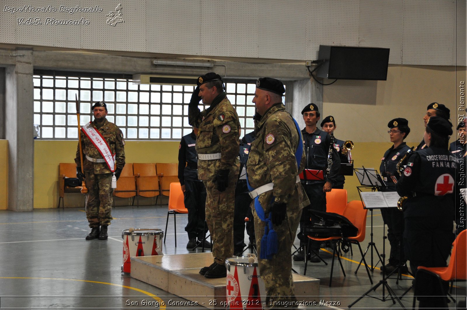 San Giorgio Canavese - 25 aprile 2012 - Inaugurazione Mezzo - Croce Rossa Italiana - Ispettorato Regionale Volontari del Soccorso Piemonte