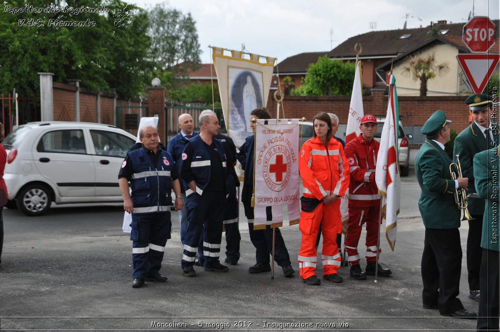 Moncalieri - 5 maggio 2012 - Inaugurazione nuova via - Croce Rossa Italiana - Ispettorato Regionale Volontari del Soccorso Piemonte