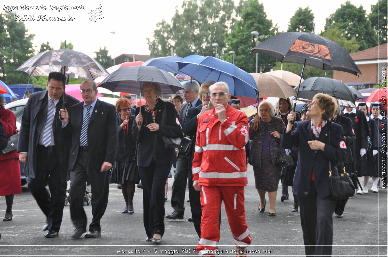 Moncalieri - 5 maggio 2012 - Inaugurazione nuova via - Croce Rossa Italiana - Ispettorato Regionale Volontari del Soccorso Piemonte