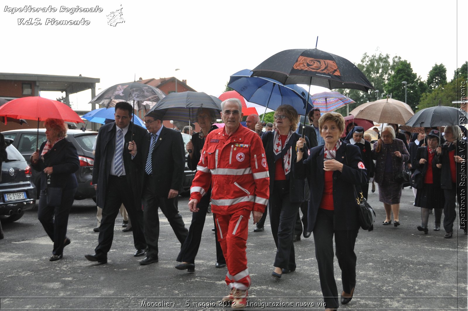 Moncalieri - 5 maggio 2012 - Inaugurazione nuova via - Croce Rossa Italiana - Ispettorato Regionale Volontari del Soccorso Piemonte