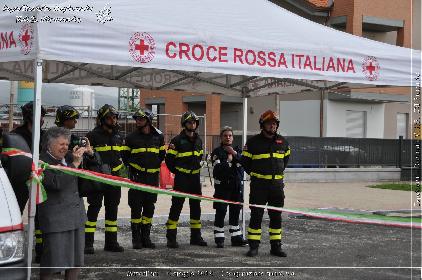 Moncalieri - 5 maggio 2012 - Inaugurazione nuova via - Croce Rossa Italiana - Ispettorato Regionale Volontari del Soccorso Piemonte