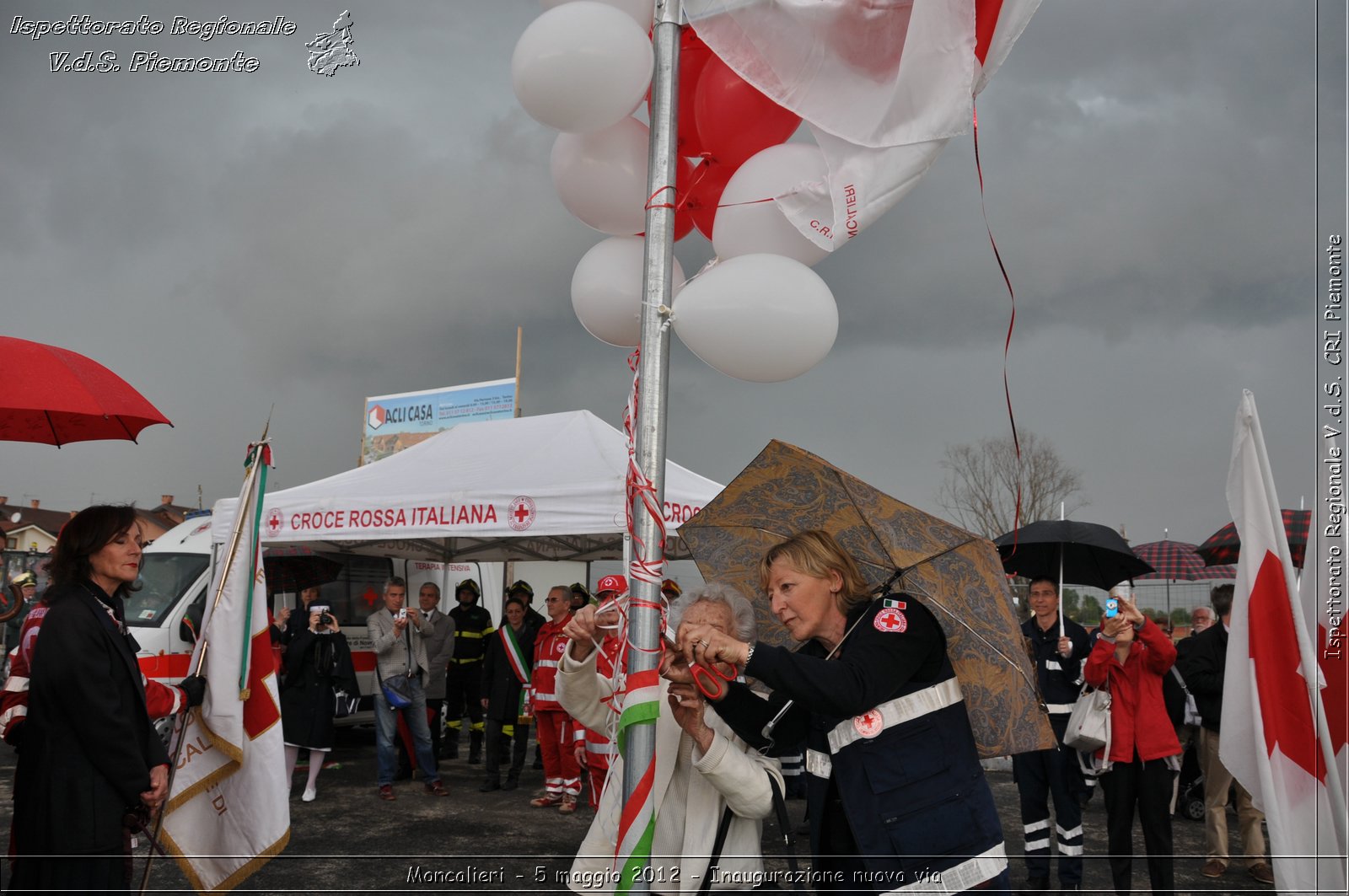 Moncalieri - 5 maggio 2012 - Inaugurazione nuova via - Croce Rossa Italiana - Ispettorato Regionale Volontari del Soccorso Piemonte