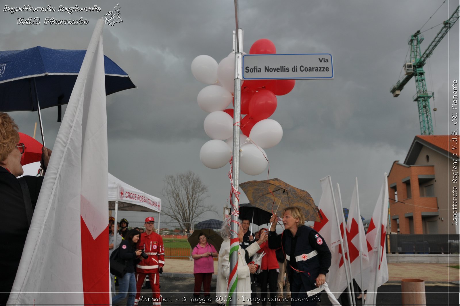 Moncalieri - 5 maggio 2012 - Inaugurazione nuova via - Croce Rossa Italiana - Ispettorato Regionale Volontari del Soccorso Piemonte