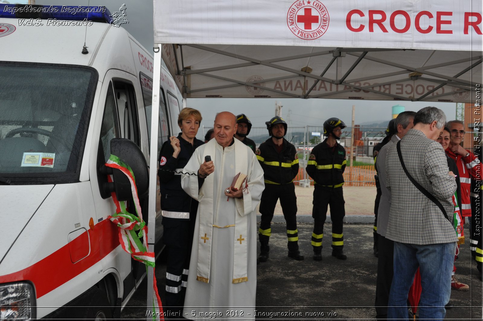 Moncalieri - 5 maggio 2012 - Inaugurazione nuova via - Croce Rossa Italiana - Ispettorato Regionale Volontari del Soccorso Piemonte