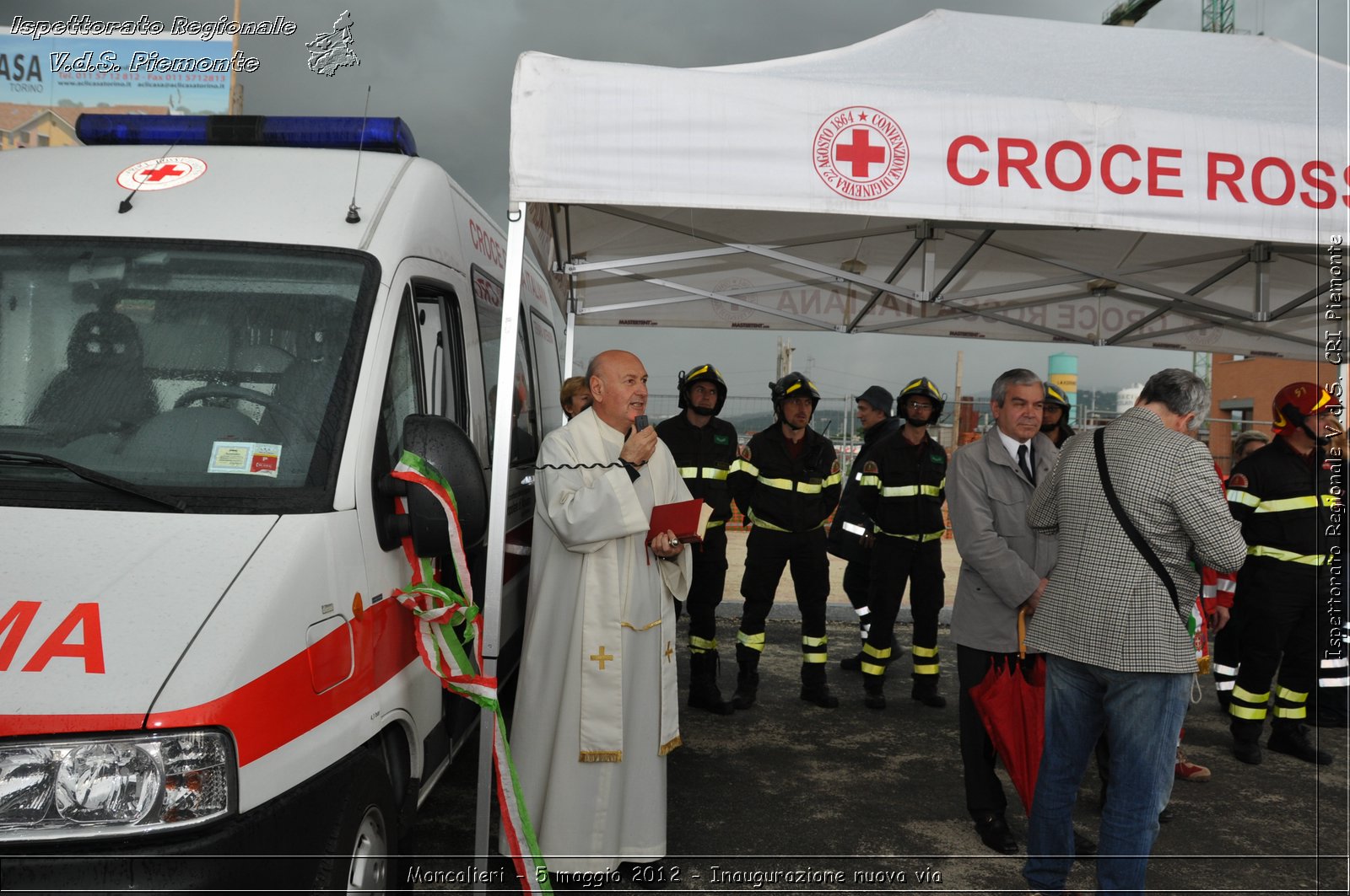 Moncalieri - 5 maggio 2012 - Inaugurazione nuova via - Croce Rossa Italiana - Ispettorato Regionale Volontari del Soccorso Piemonte