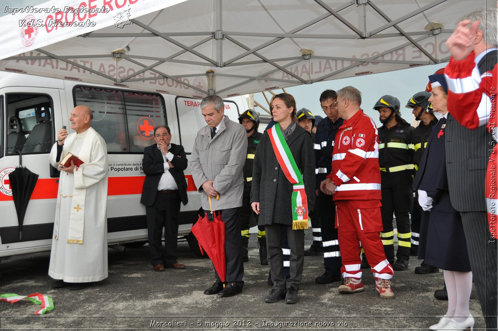 Moncalieri - 5 maggio 2012 - Inaugurazione nuova via - Croce Rossa Italiana - Ispettorato Regionale Volontari del Soccorso Piemonte