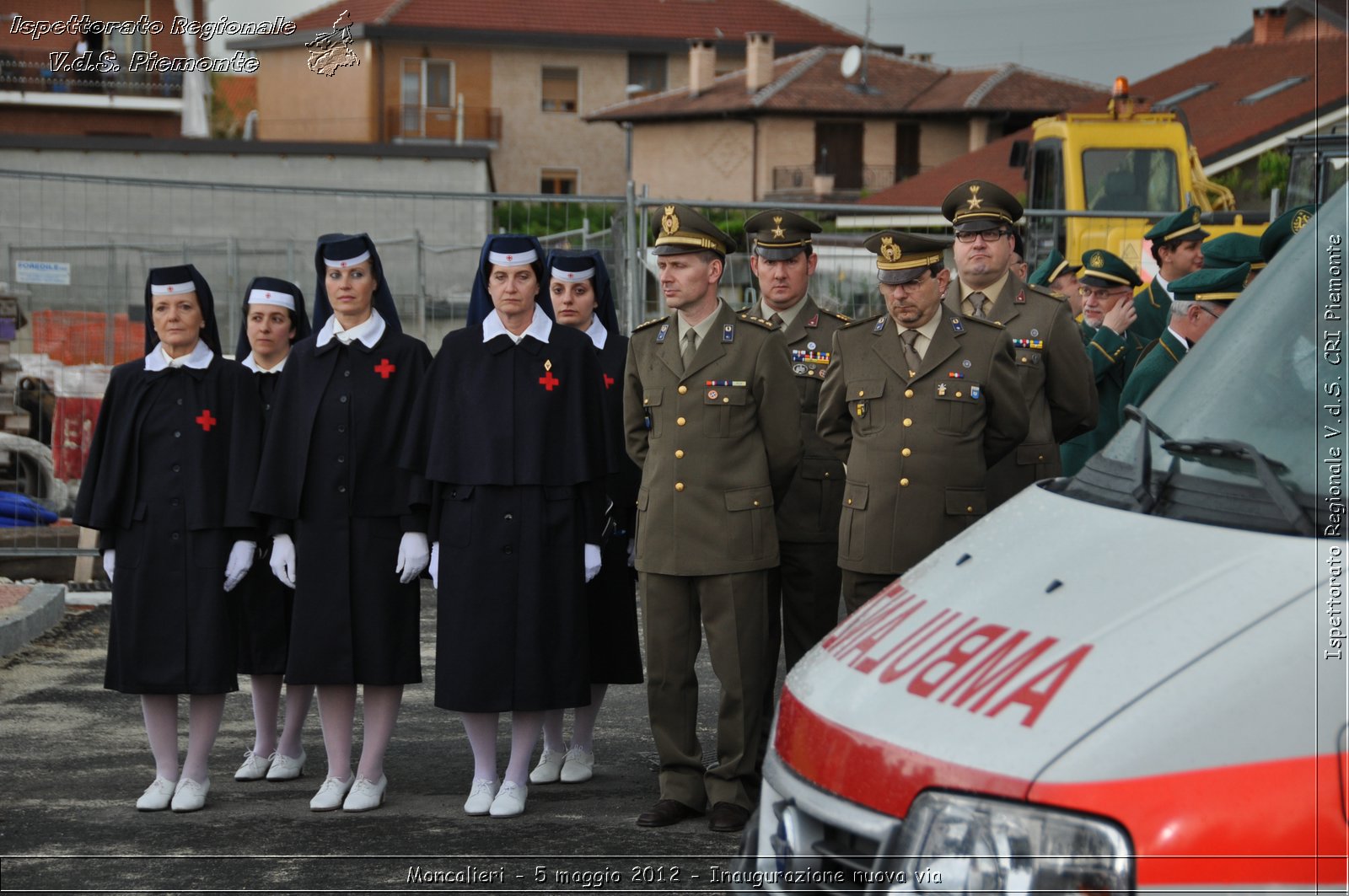 Moncalieri - 5 maggio 2012 - Inaugurazione nuova via - Croce Rossa Italiana - Ispettorato Regionale Volontari del Soccorso Piemonte