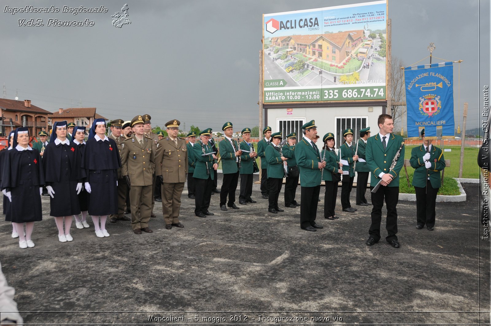 Moncalieri - 5 maggio 2012 - Inaugurazione nuova via - Croce Rossa Italiana - Ispettorato Regionale Volontari del Soccorso Piemonte