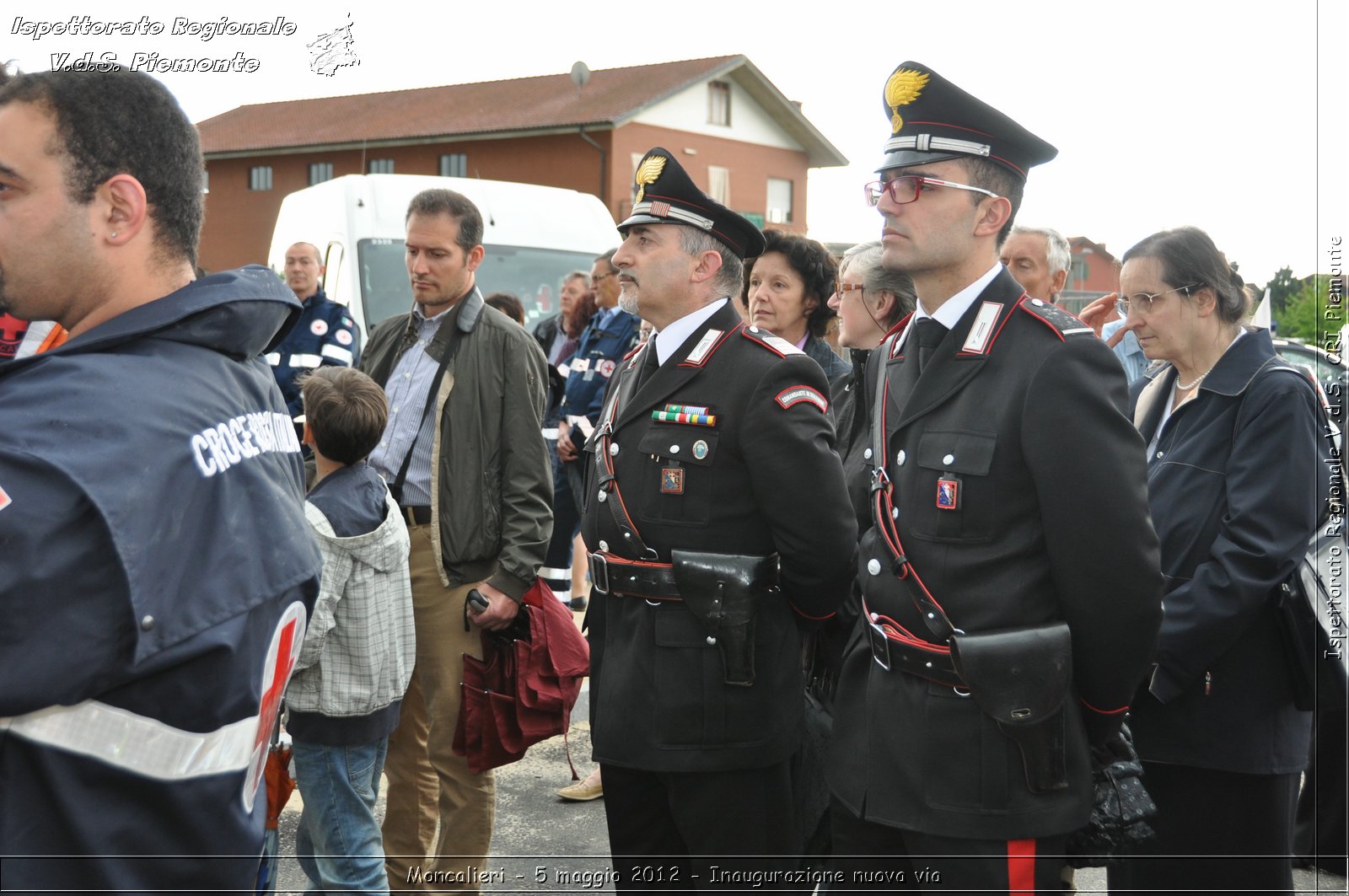 Moncalieri - 5 maggio 2012 - Inaugurazione nuova via - Croce Rossa Italiana - Ispettorato Regionale Volontari del Soccorso Piemonte