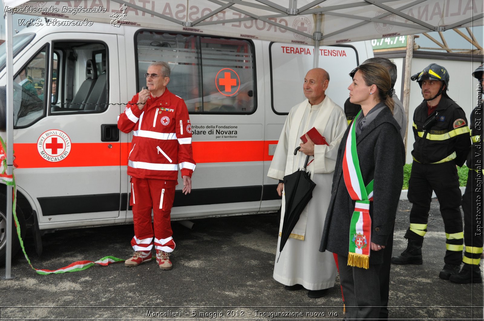 Moncalieri - 5 maggio 2012 - Inaugurazione nuova via - Croce Rossa Italiana - Ispettorato Regionale Volontari del Soccorso Piemonte