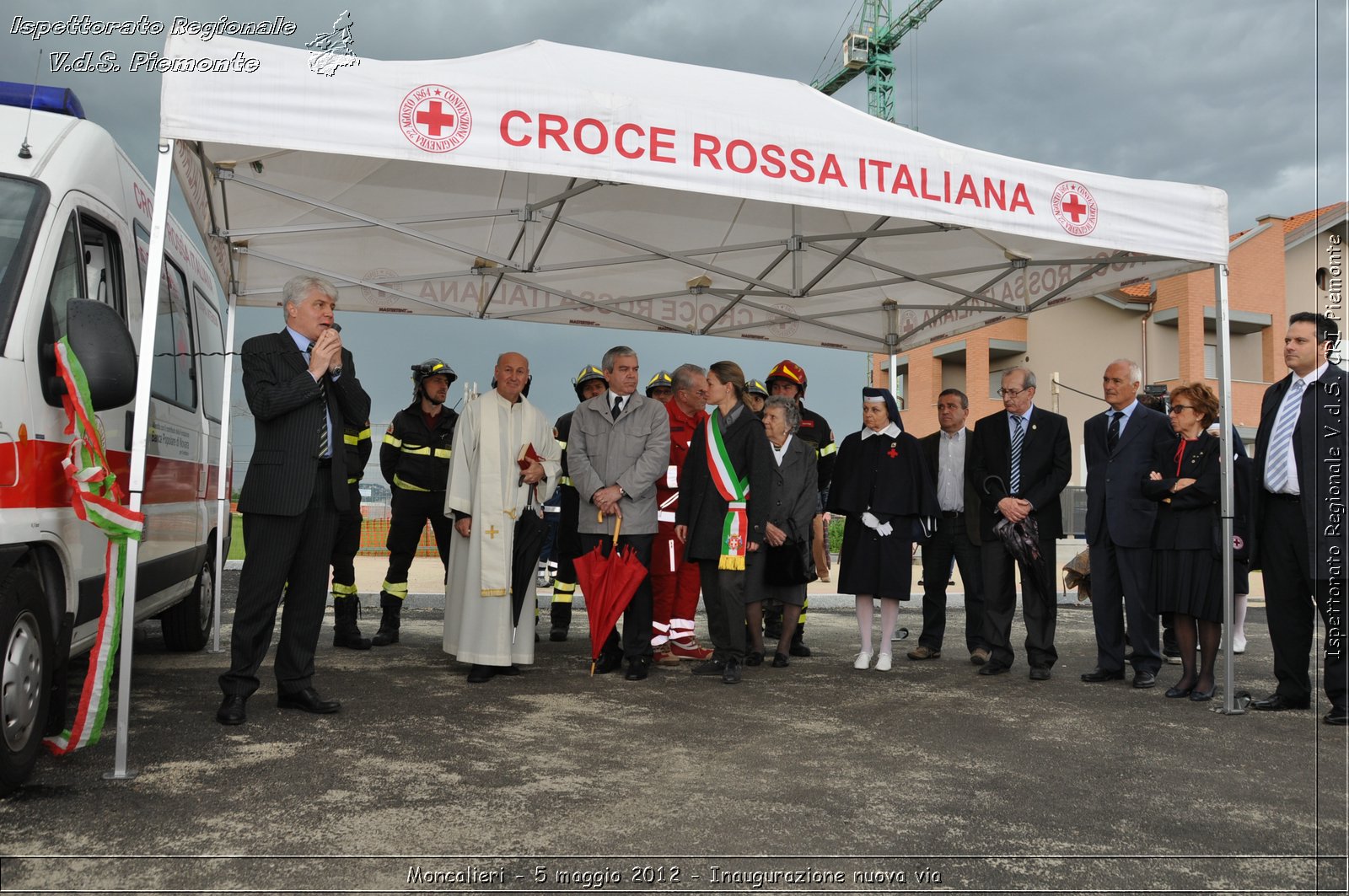 Moncalieri - 5 maggio 2012 - Inaugurazione nuova via - Croce Rossa Italiana - Ispettorato Regionale Volontari del Soccorso Piemonte