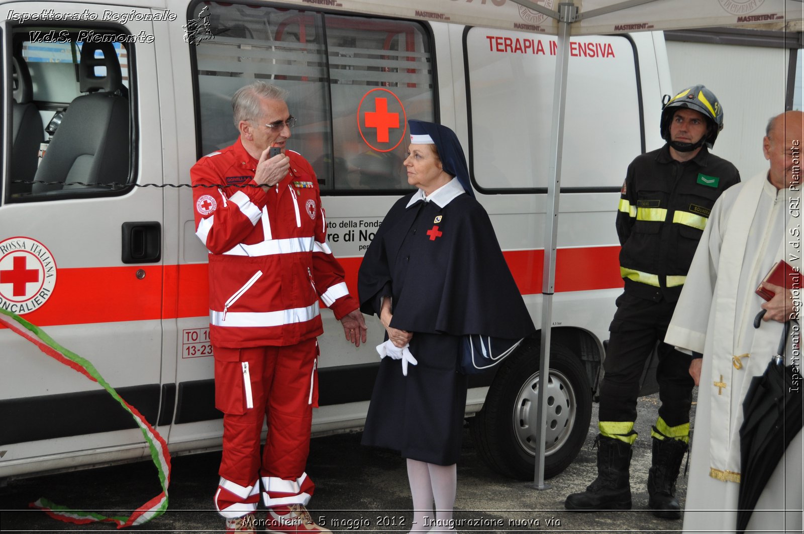 Moncalieri - 5 maggio 2012 - Inaugurazione nuova via - Croce Rossa Italiana - Ispettorato Regionale Volontari del Soccorso Piemonte