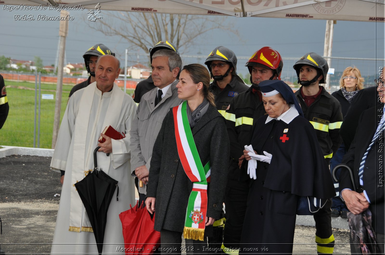 Moncalieri - 5 maggio 2012 - Inaugurazione nuova via - Croce Rossa Italiana - Ispettorato Regionale Volontari del Soccorso Piemonte