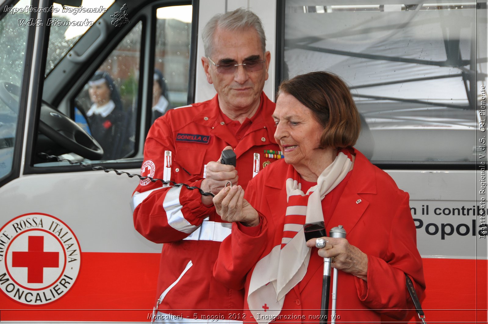 Moncalieri - 5 maggio 2012 - Inaugurazione nuova via - Croce Rossa Italiana - Ispettorato Regionale Volontari del Soccorso Piemonte