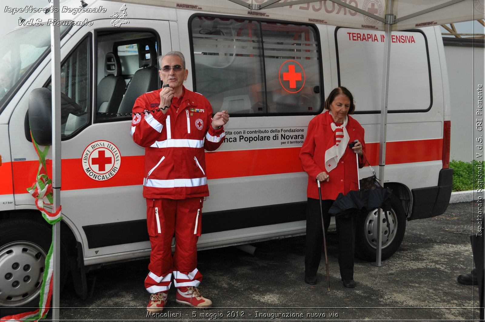 Moncalieri - 5 maggio 2012 - Inaugurazione nuova via - Croce Rossa Italiana - Ispettorato Regionale Volontari del Soccorso Piemonte