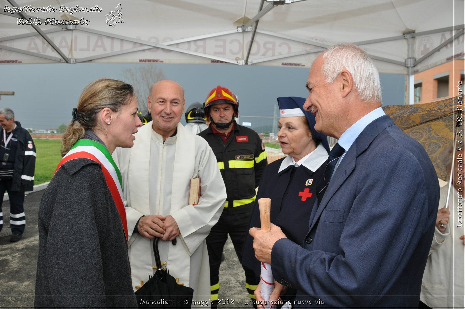 Moncalieri - 5 maggio 2012 - Inaugurazione nuova via - Croce Rossa Italiana - Ispettorato Regionale Volontari del Soccorso Piemonte