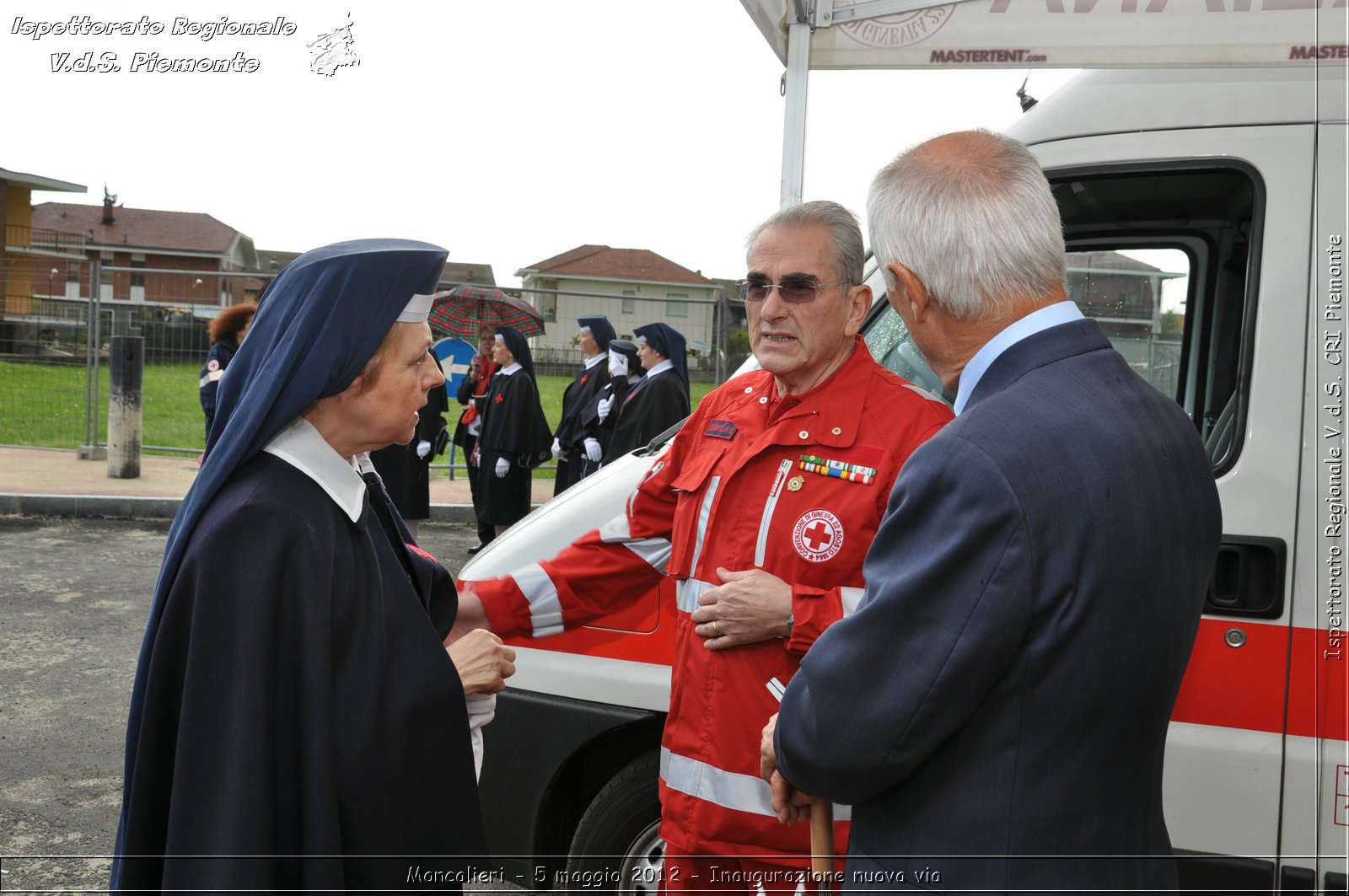 Moncalieri - 5 maggio 2012 - Inaugurazione nuova via - Croce Rossa Italiana - Ispettorato Regionale Volontari del Soccorso Piemonte