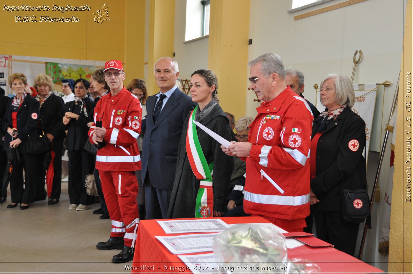 Moncalieri - 5 maggio 2012 - Inaugurazione nuova via - Croce Rossa Italiana - Ispettorato Regionale Volontari del Soccorso Piemonte