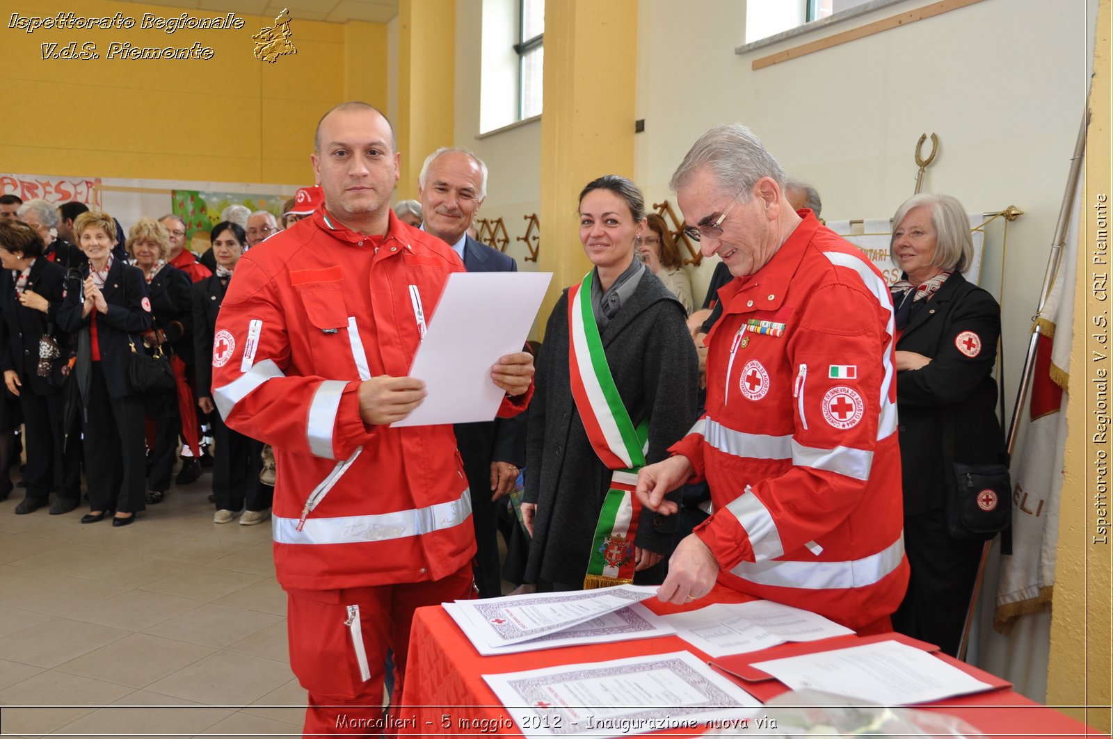 Moncalieri - 5 maggio 2012 - Inaugurazione nuova via - Croce Rossa Italiana - Ispettorato Regionale Volontari del Soccorso Piemonte