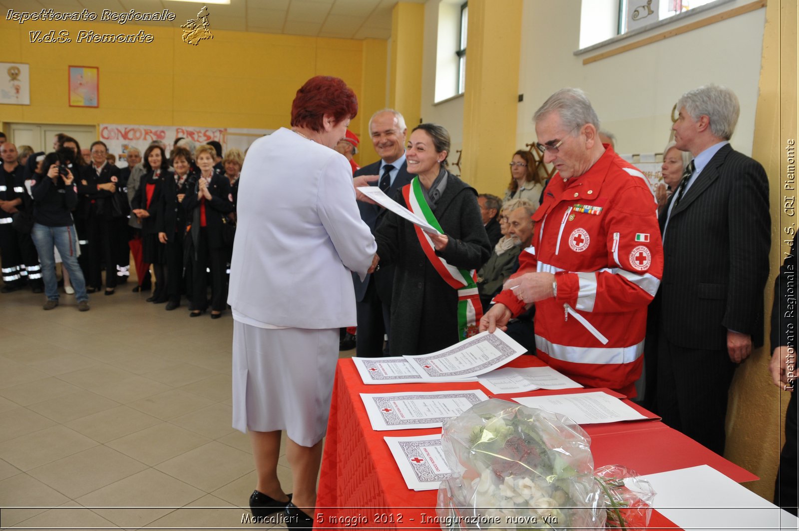 Moncalieri - 5 maggio 2012 - Inaugurazione nuova via - Croce Rossa Italiana - Ispettorato Regionale Volontari del Soccorso Piemonte