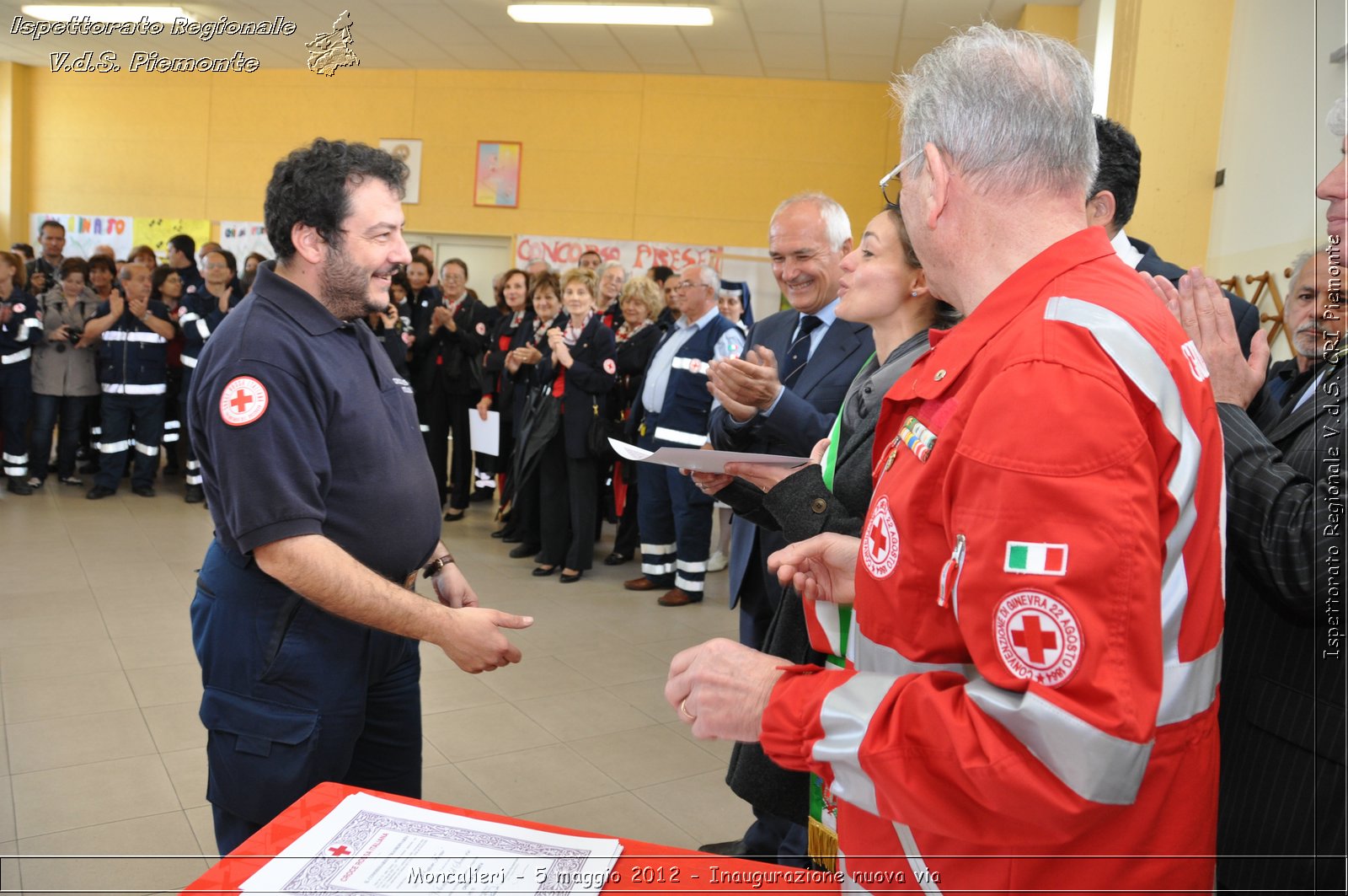 Moncalieri - 5 maggio 2012 - Inaugurazione nuova via - Croce Rossa Italiana - Ispettorato Regionale Volontari del Soccorso Piemonte