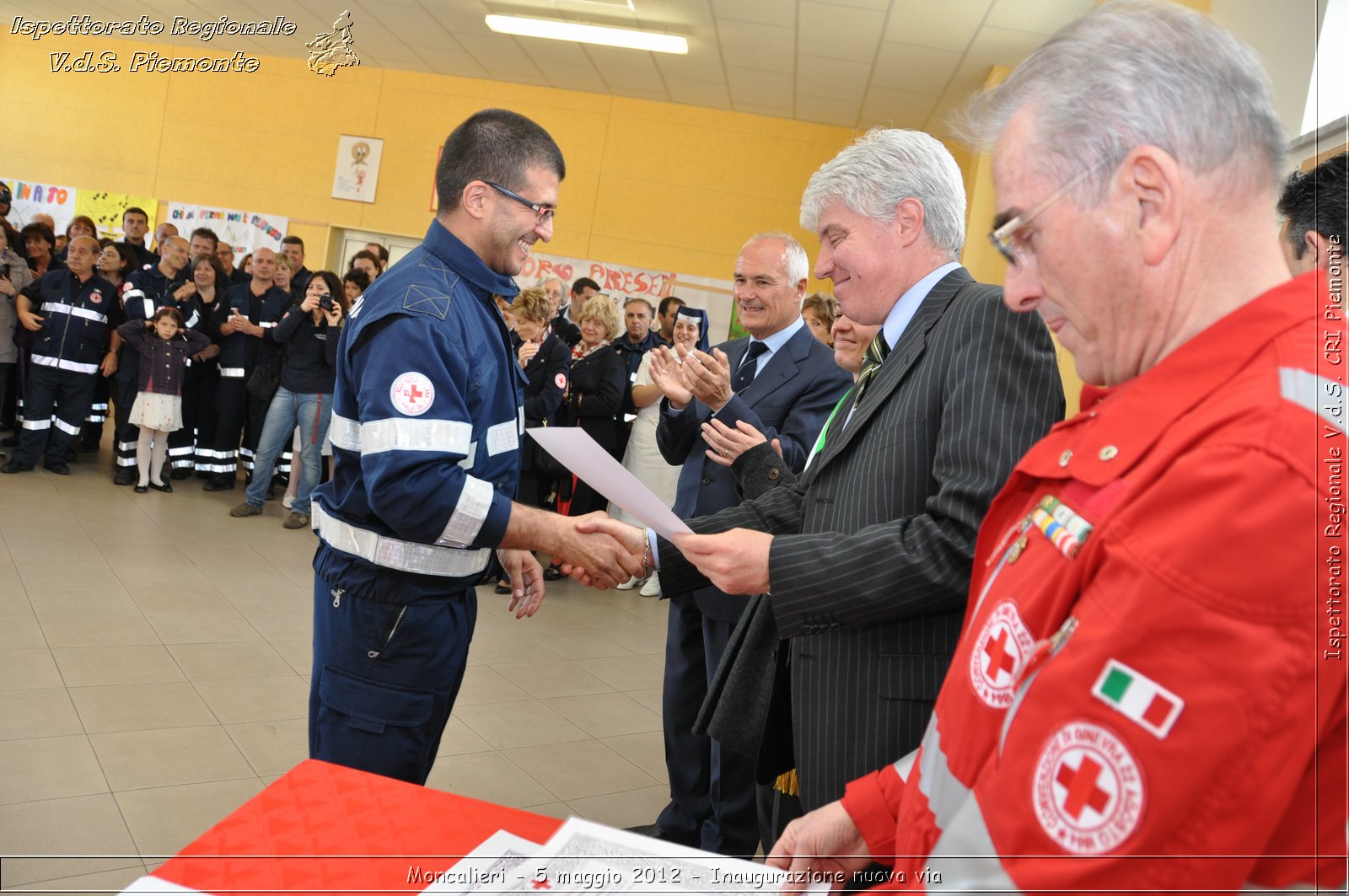 Moncalieri - 5 maggio 2012 - Inaugurazione nuova via - Croce Rossa Italiana - Ispettorato Regionale Volontari del Soccorso Piemonte