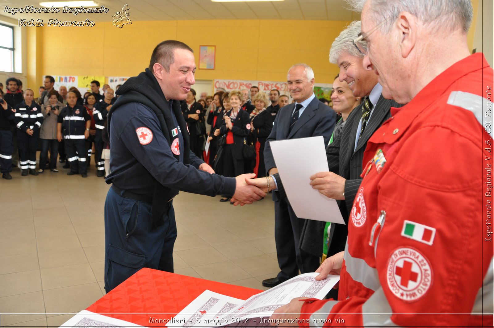 Moncalieri - 5 maggio 2012 - Inaugurazione nuova via - Croce Rossa Italiana - Ispettorato Regionale Volontari del Soccorso Piemonte