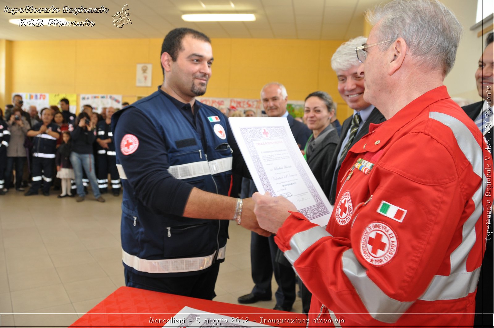 Moncalieri - 5 maggio 2012 - Inaugurazione nuova via - Croce Rossa Italiana - Ispettorato Regionale Volontari del Soccorso Piemonte