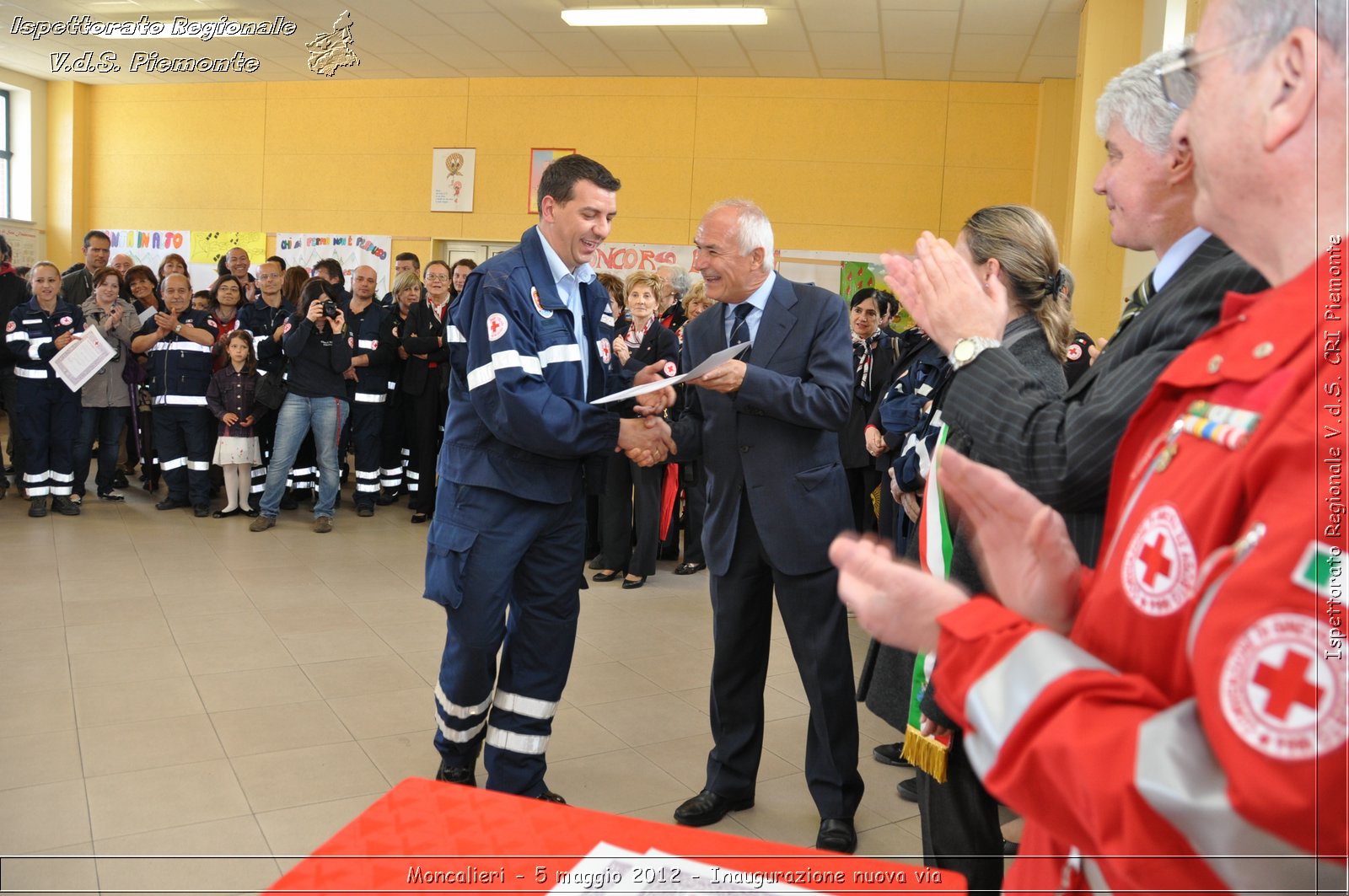 Moncalieri - 5 maggio 2012 - Inaugurazione nuova via - Croce Rossa Italiana - Ispettorato Regionale Volontari del Soccorso Piemonte