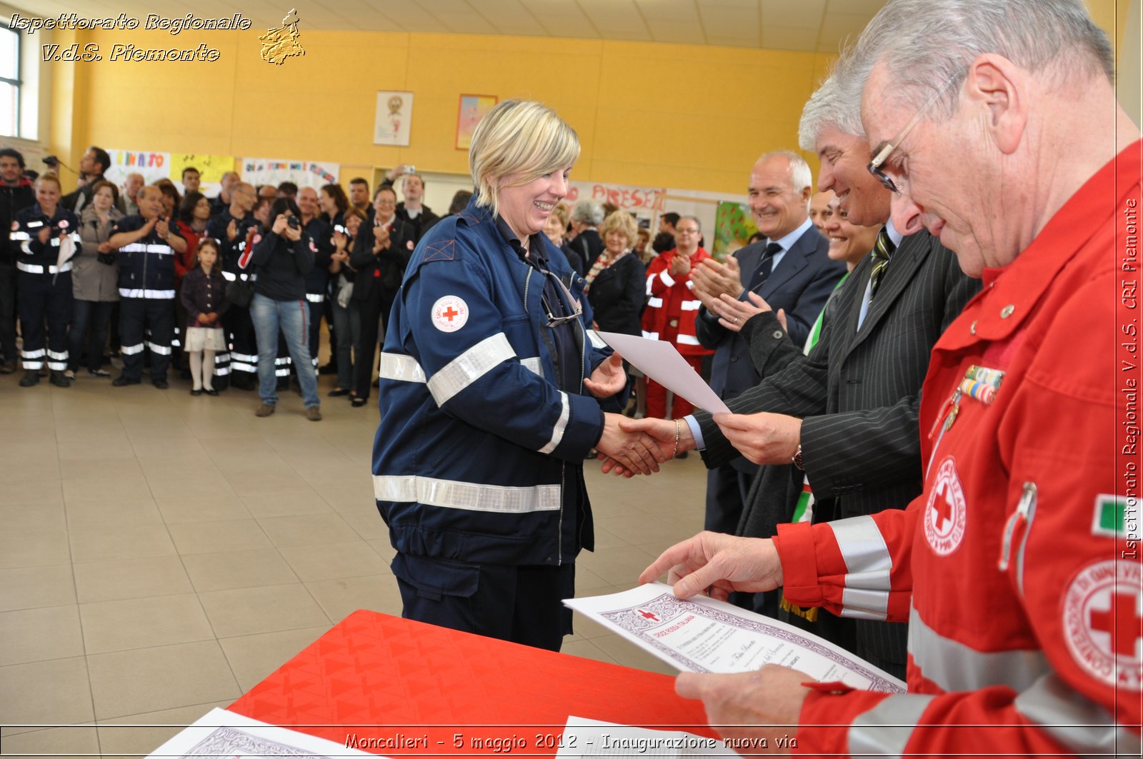 Moncalieri - 5 maggio 2012 - Inaugurazione nuova via - Croce Rossa Italiana - Ispettorato Regionale Volontari del Soccorso Piemonte