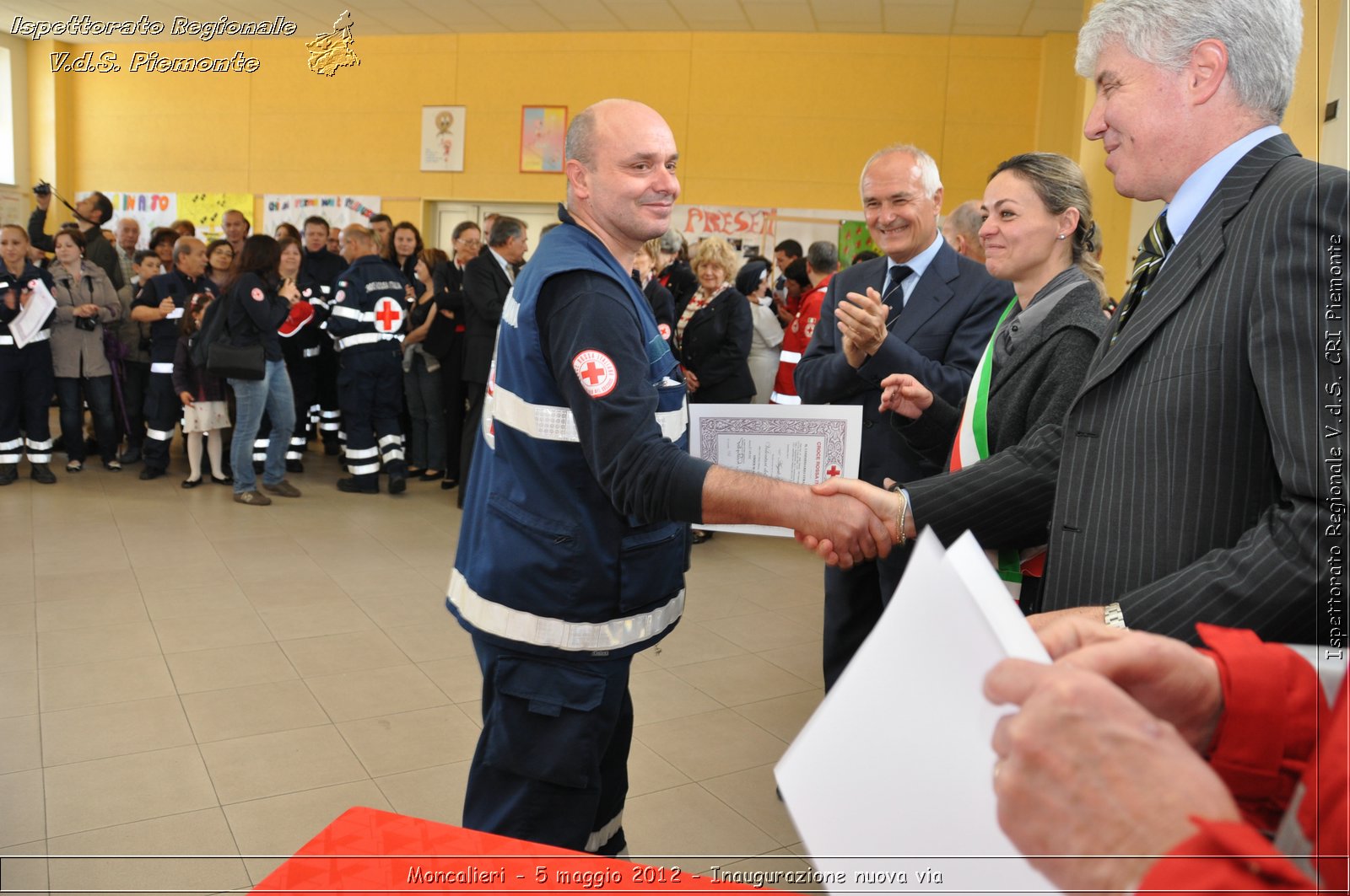 Moncalieri - 5 maggio 2012 - Inaugurazione nuova via - Croce Rossa Italiana - Ispettorato Regionale Volontari del Soccorso Piemonte